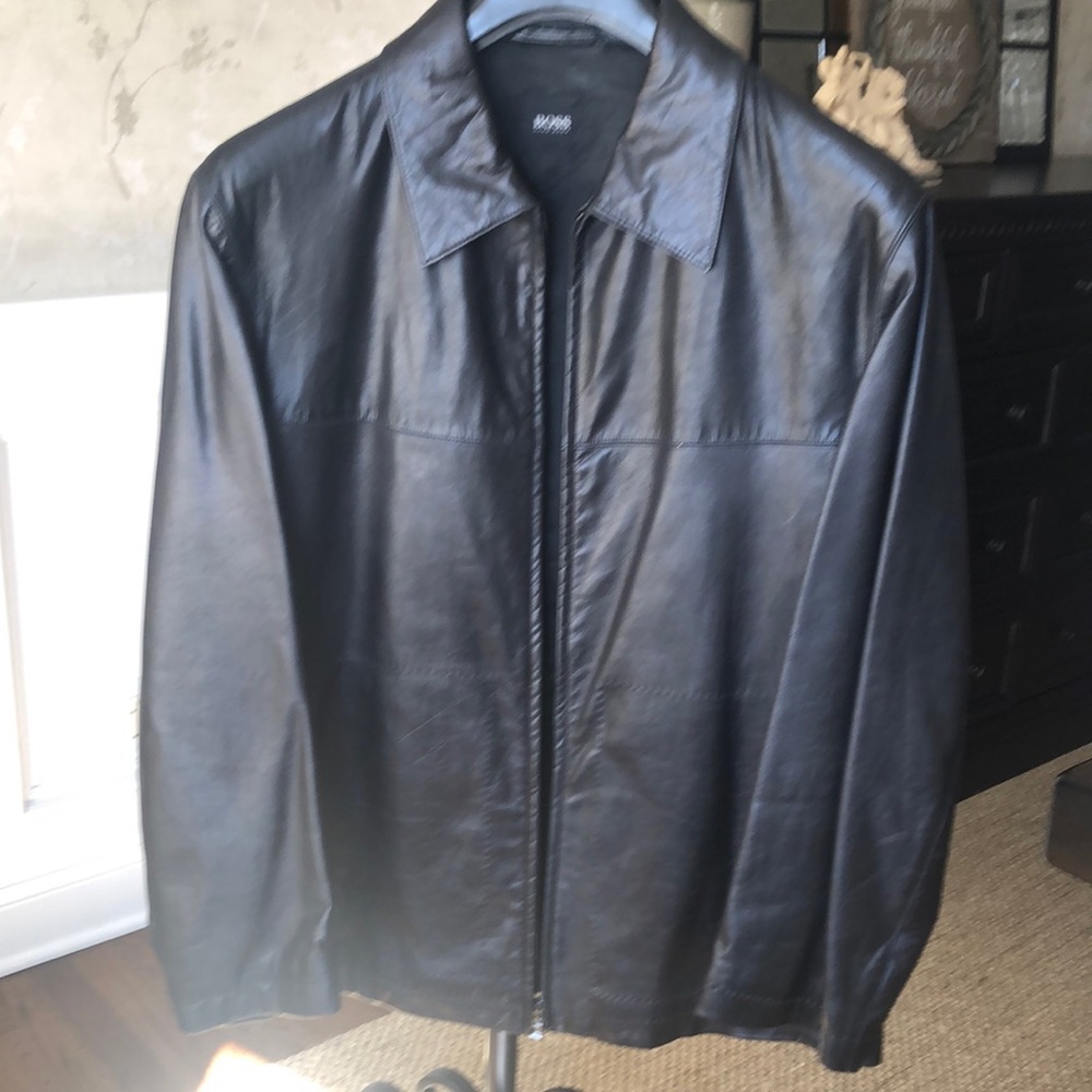 Hugo Boss Leather Jacket